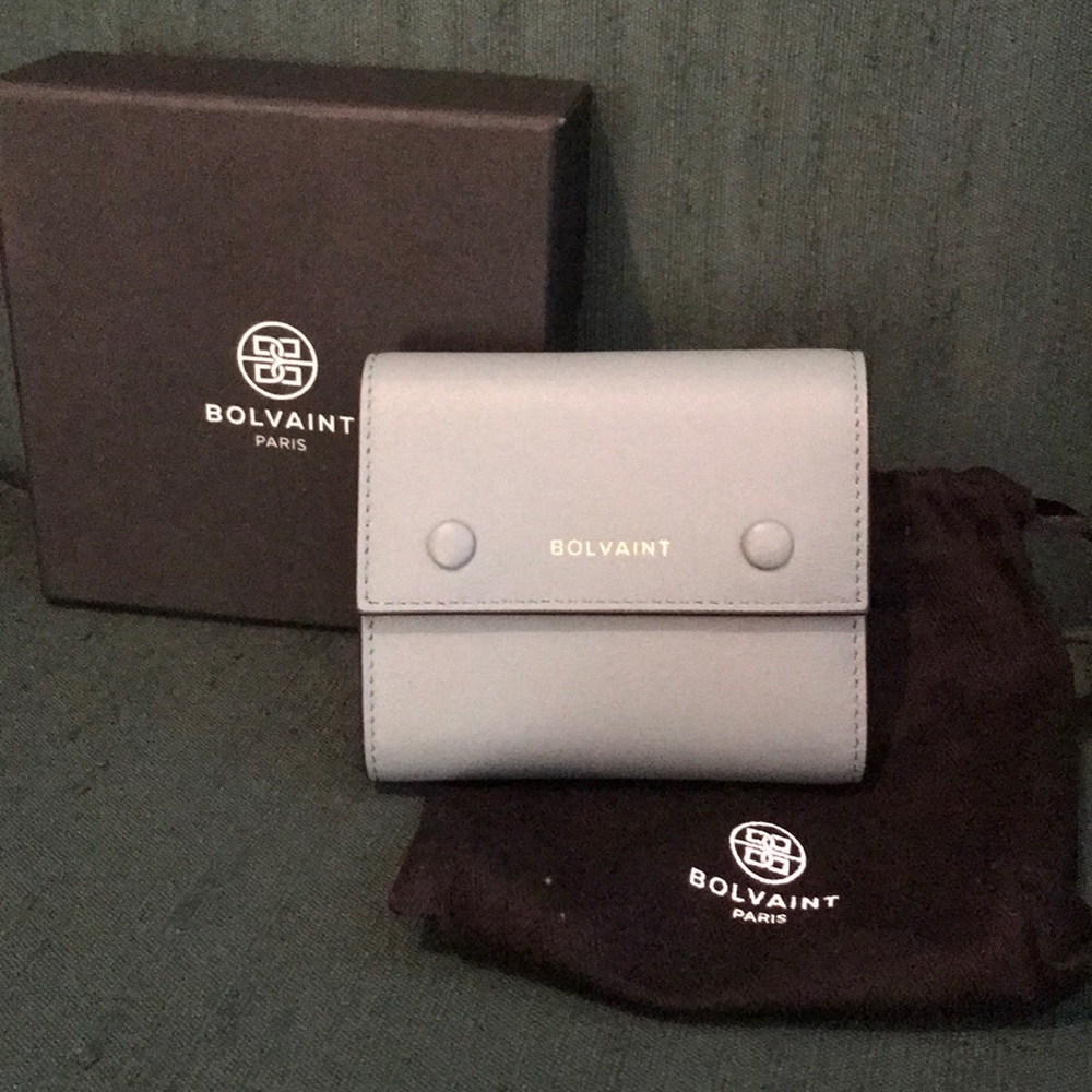 Bolvaint Simone Foldover Wallet in Orchid Blue